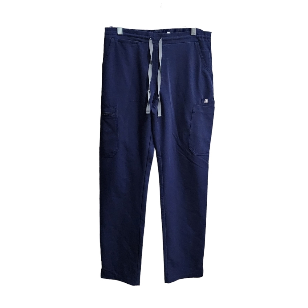 Figs Yola Skinny Scrub Pants Navy Small Tw2000r
